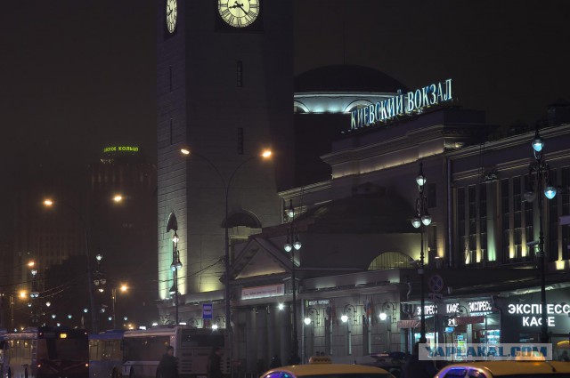Ночные и вечерние фотографии Москвы