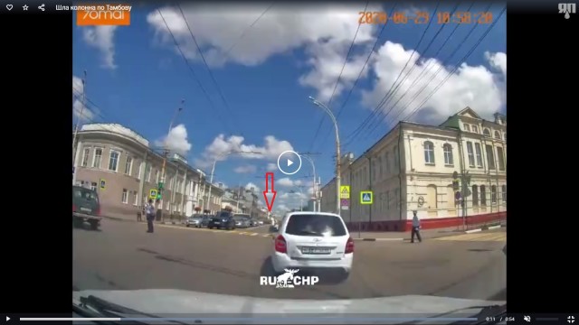 Шла колонна по Тамбову