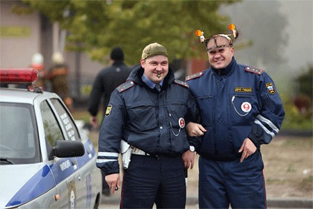 Фотожаба: суровые будни ГИБДД