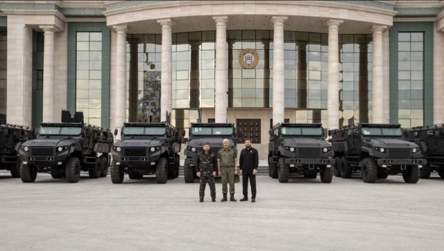 Кадыровцы въезжают в Ростов