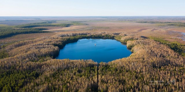 Ядерное озеро в Уральской тайге