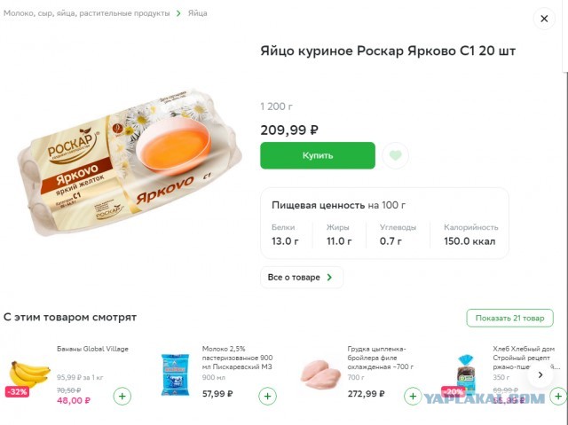 Очередь за яйцами в Саратове
