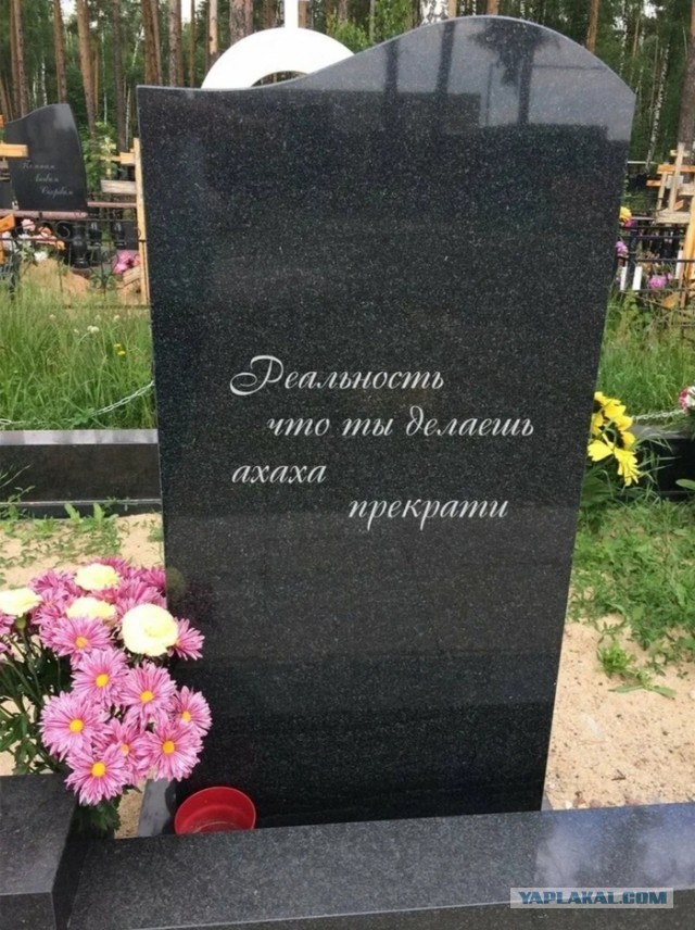Что бы вы написали на своей могиле?