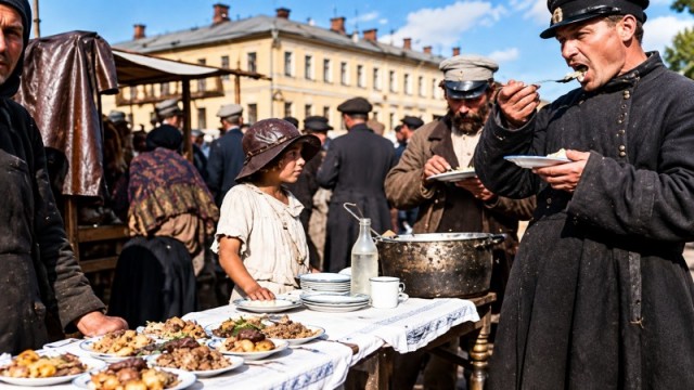 Чем перекусывали на улицах дореволюционной Москвы: сколько это стоило и как еду держали горячей