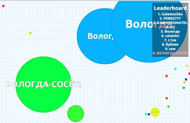Симулятор жизни: agar.io