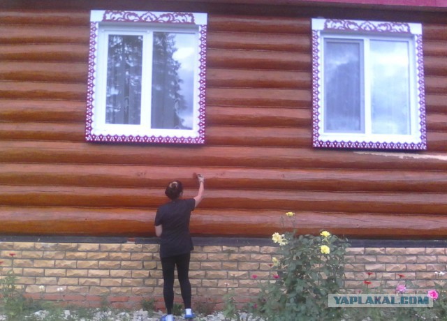 Утепление альтернативное, шлифовка и покраска б.у домов.
