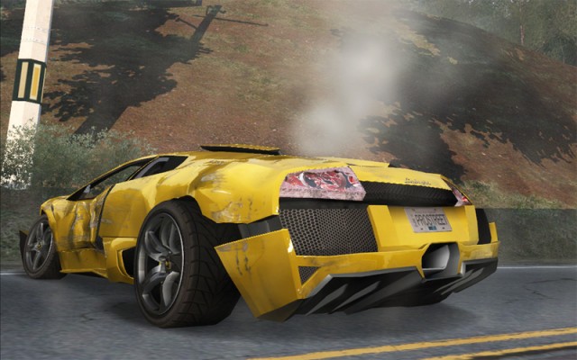 Авария Lamborghini