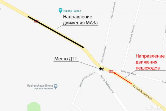 В Пружанском районе на пешеходов упали бревна лесовоза: 6-месячный малыш и его бабушка погибли