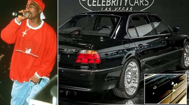 BMW, перевозивший Тупака, когда он был застрелен в 1996 году, выставлен на аукцион за $1,75 млн