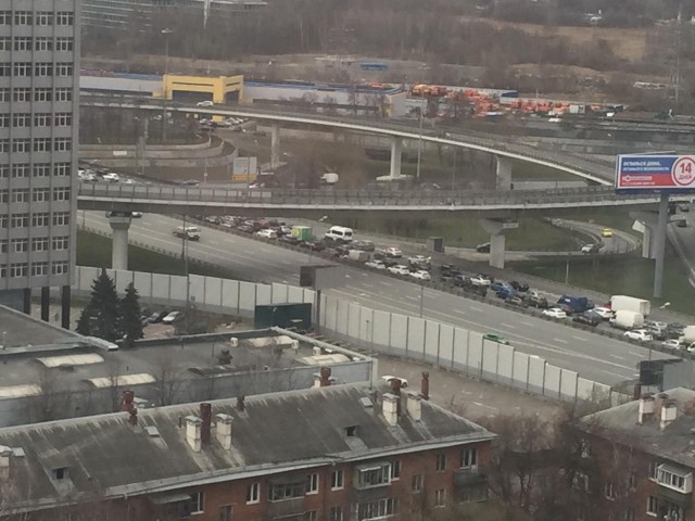 Посты полиции на въездах в Москву. Фотогалерея