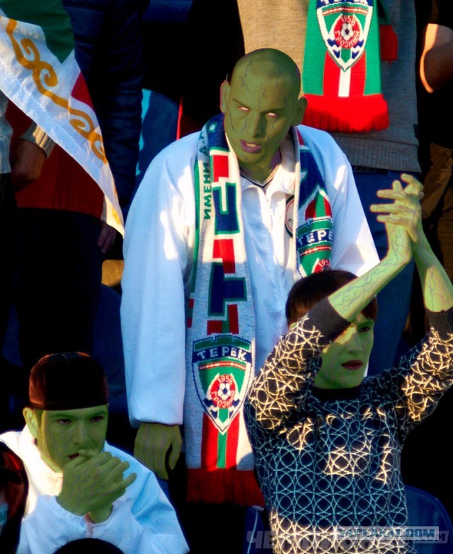 Грозненский фанат ФК "Терек"