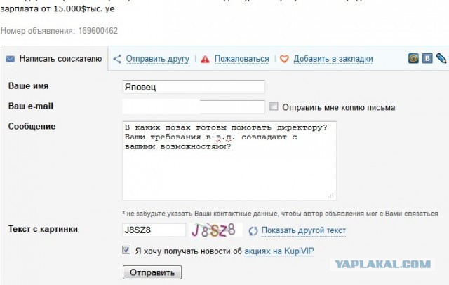 Девушка ищет достойную работу (4 фото)