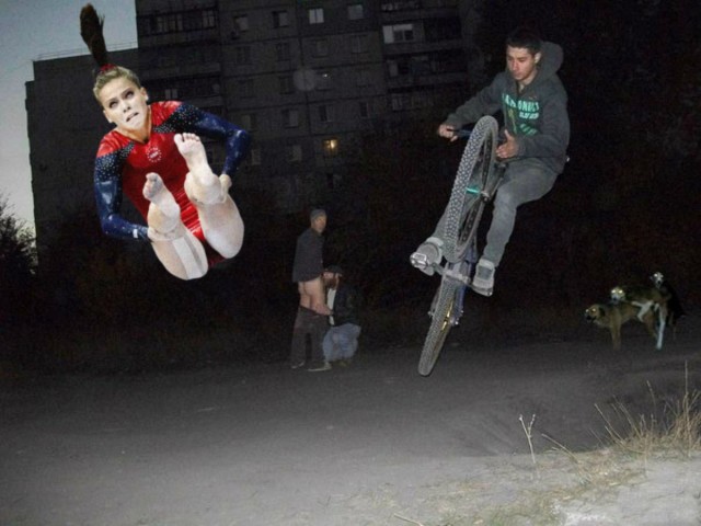 Фотожаба Гимнасточка