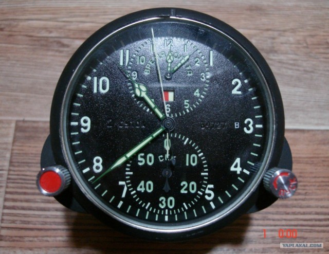 Самолетные часы с секундомером АЧС-1