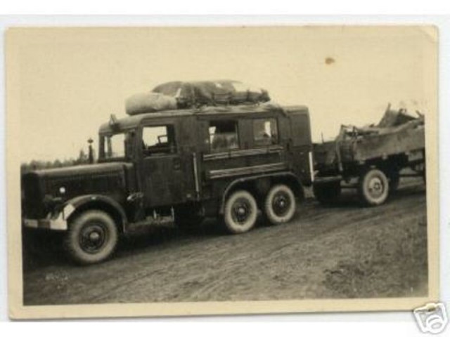 Фронтовой грузовик вермахта Einheitsdiesel