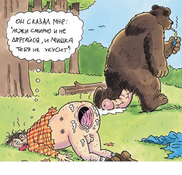 Медведь - страшная сила