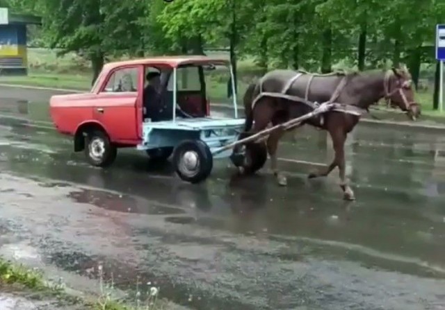 Да не, целая машина