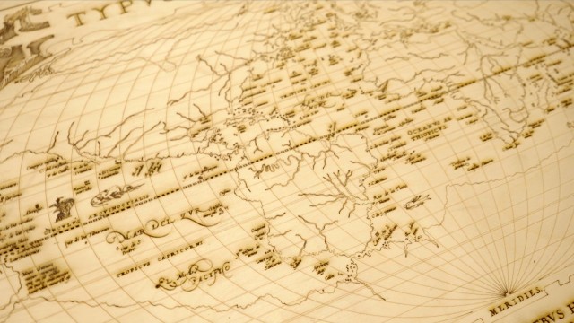 Как сделать карту Мира 1570 года из фанеры?