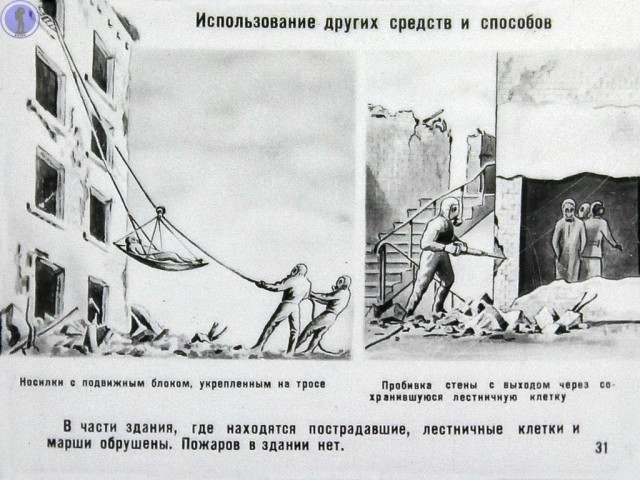 Это снова должен знать каждый: диафильм о спасательных работах в ядерном очаге поражения