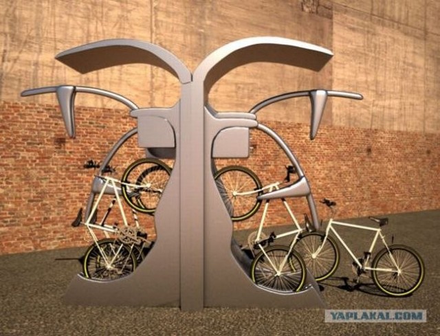 Парковка будущего для велосипедов (3 фото)