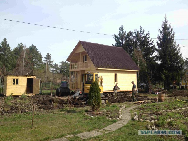 Неожиданное строительство дачи