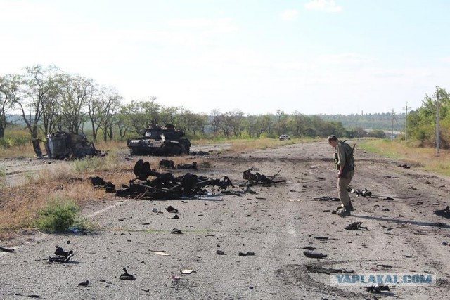 Т-64БМ "Булат" брошен ВСУ в н.п Новосветловка