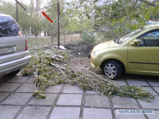 Ночной ураган в Днепропетровске, 24.09.2014.