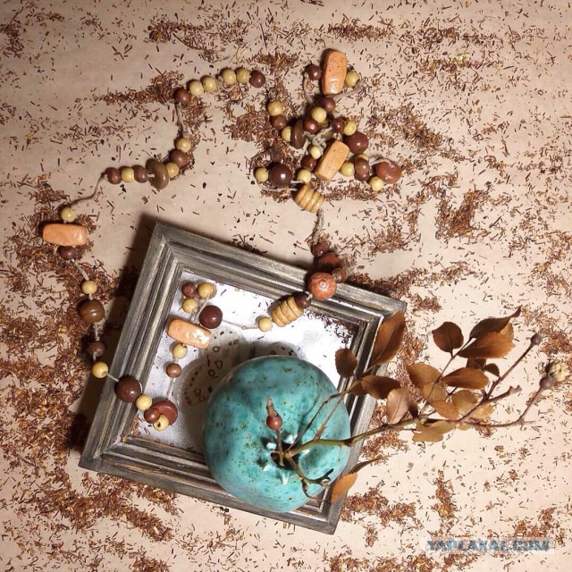 Бирюзовый гранат-ваза от Garnet Ceramica.
