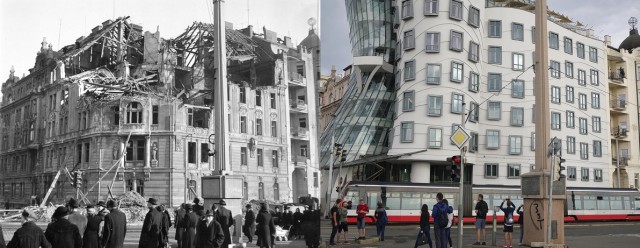 Фотографии оккупированной нацистами Праги: тогда и сегодня