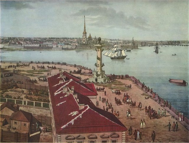 Анжело Тозелли. Панорама Петербурга 1820 года