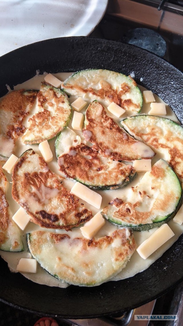 Жареный кабачок.