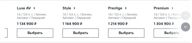 Средняя цена нового легкового автомобиля в России превысила 2 миллиона рублей