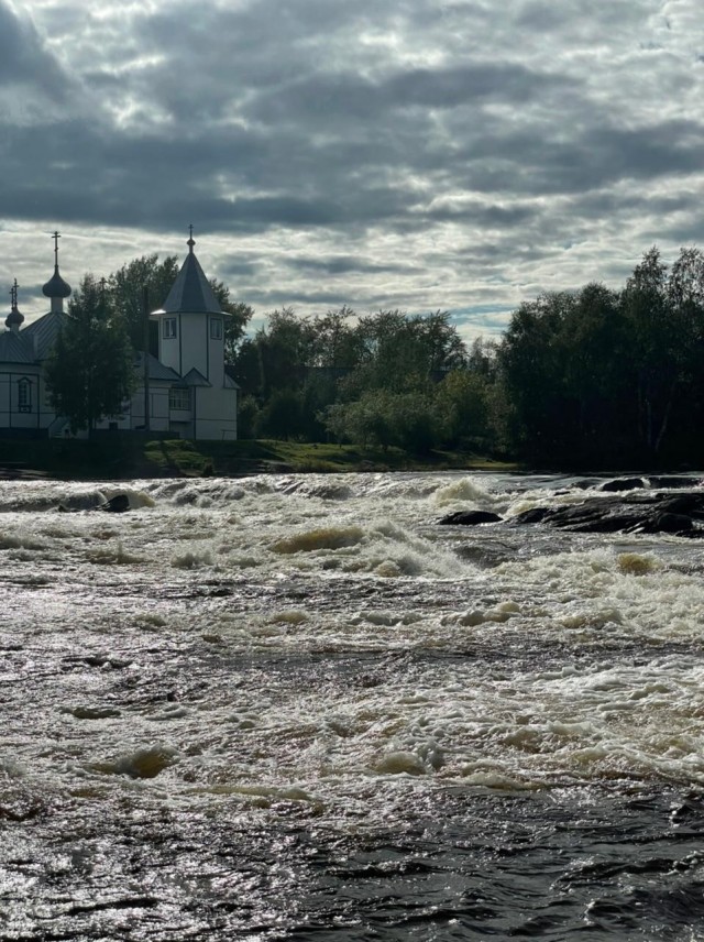 Восход солнца в Карелии