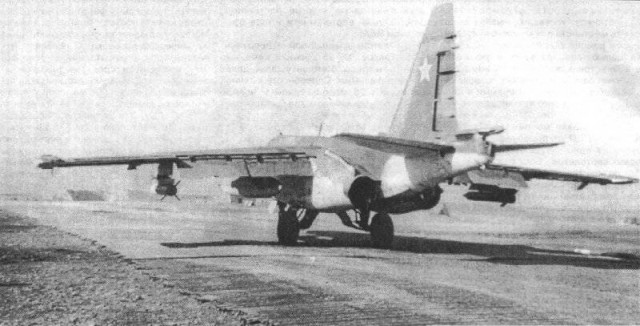 Штурмовик Су-25 в Афганистане