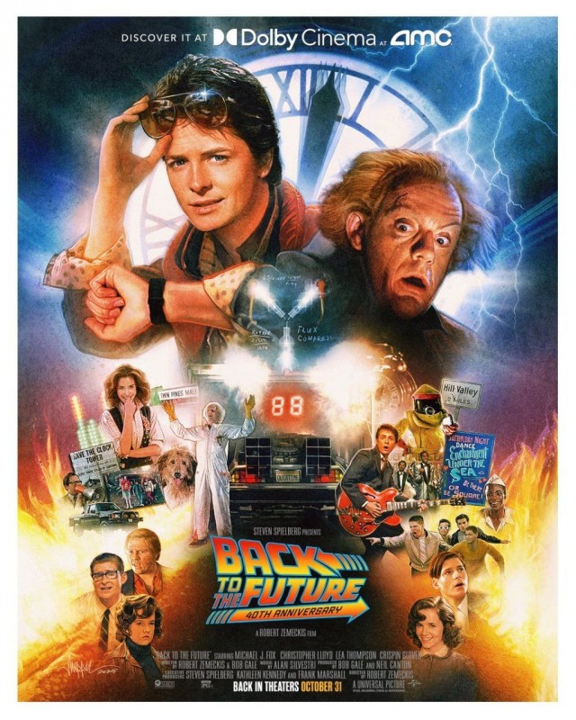 Новые постеры к повторному показу фильма «Назад в будущее»