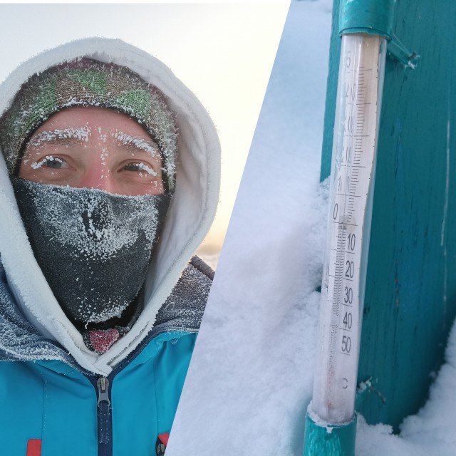 Красноярск в -40°C