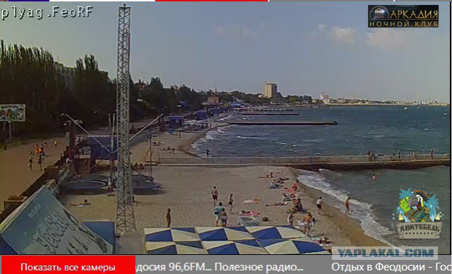 О посещаемости пляжей в Крыму