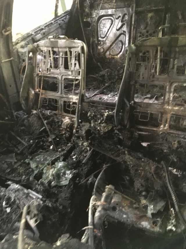 Сожгли автомашину Юлии Латыниной