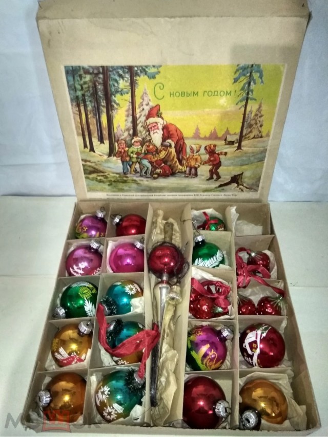 Новогодние украшения СССР