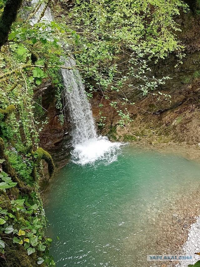 Водопады Ажек (Сочи).