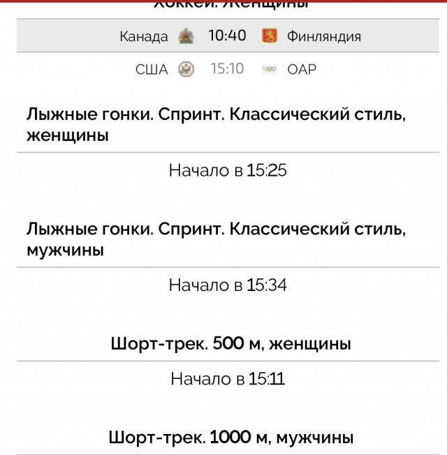 Зимние Олимпийские игры 2018. Пхёнчхан