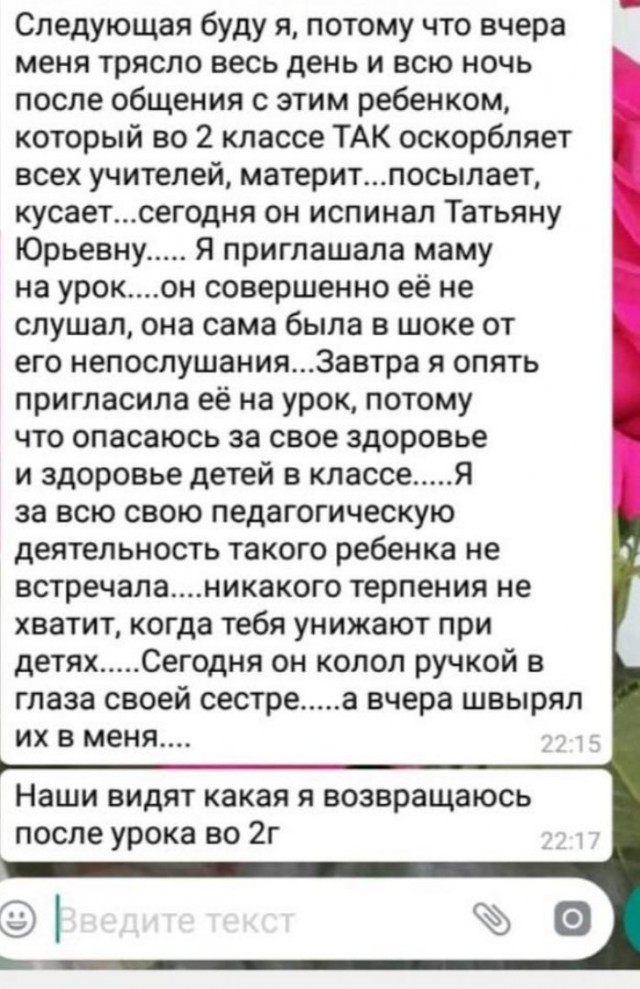 В школе 37 Комсомольска-на-Амуре учитель начальных классов избила ученика.