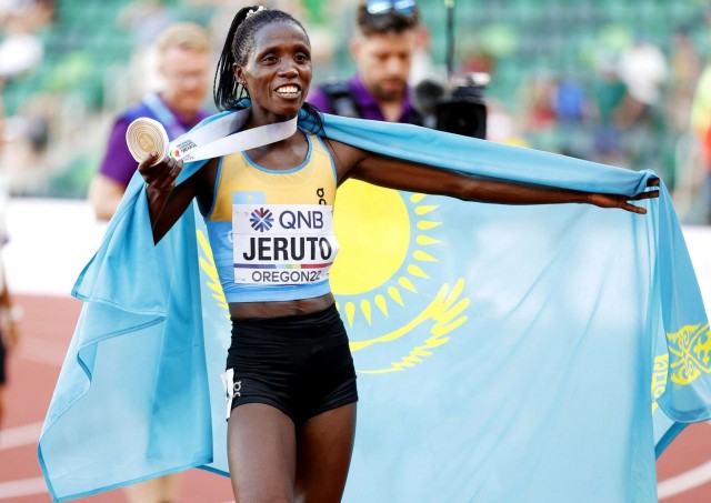 Казахстан впервые в истории завоевал золото чемпионата мира по легкой атлетике 2022