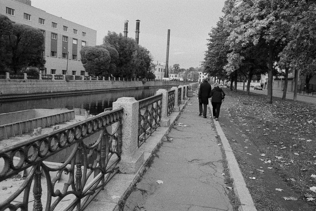 Чёрно-белый Петербург