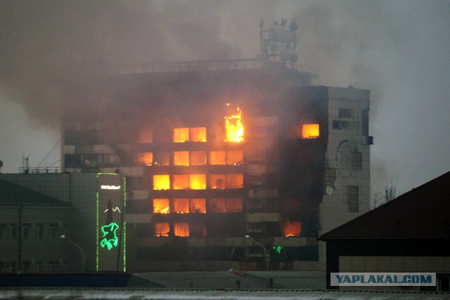 Боевики в центре Грозного