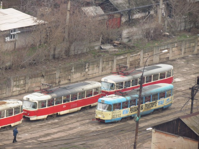 Электротранспорт в городах Донбасса