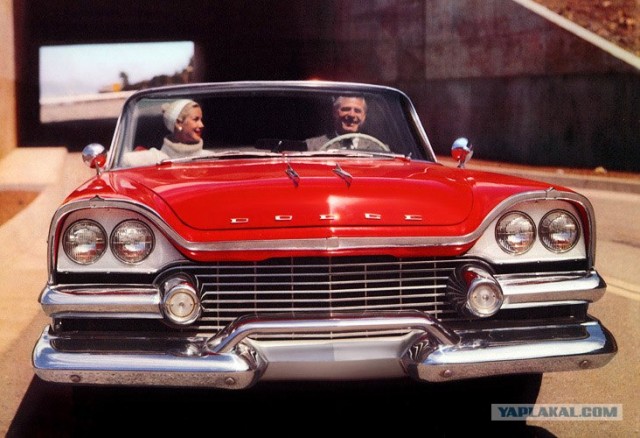 Винтажная реклама американских автомобилей.