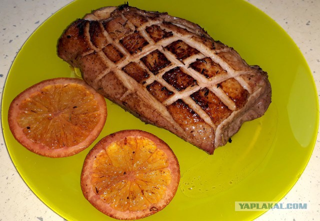 Су-вид. Утиная грудка с апельсином