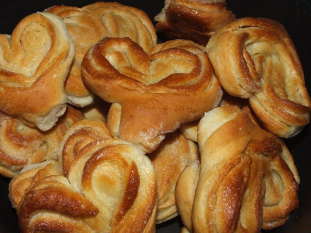 Домашние сахарные сердца.