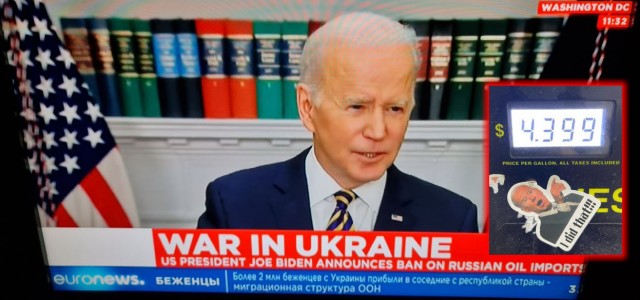 ⚡️Байден заявил, что США запрещают импорт энергоносителей из РФ